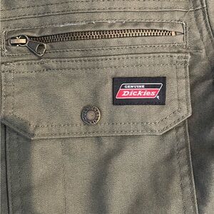 Dickies green jacket with hood